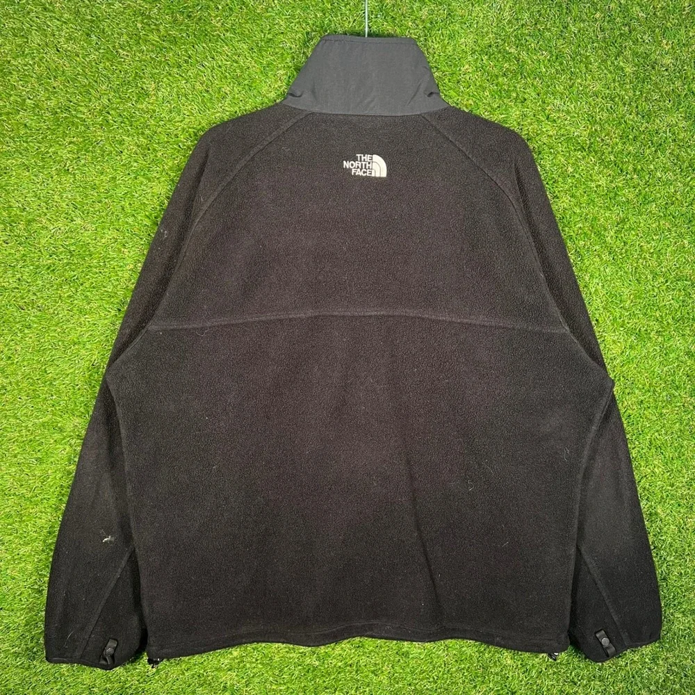 The North Face Mens XL Black Full Zip Fleece Jacket Denali Style